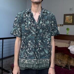 Pendleton Green Casual Button Down Shirt with Vintage Flair